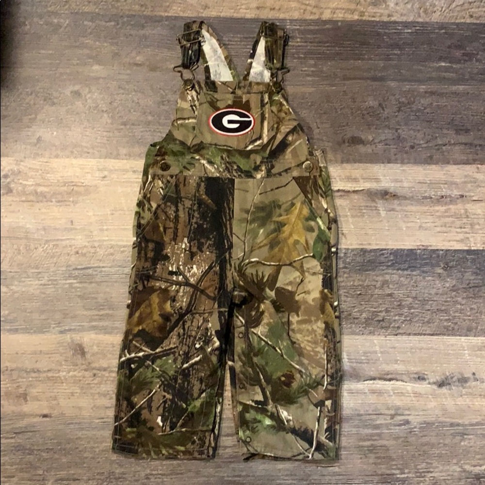 🎀4for$20🎀Camouflage 24 month UGA overalls